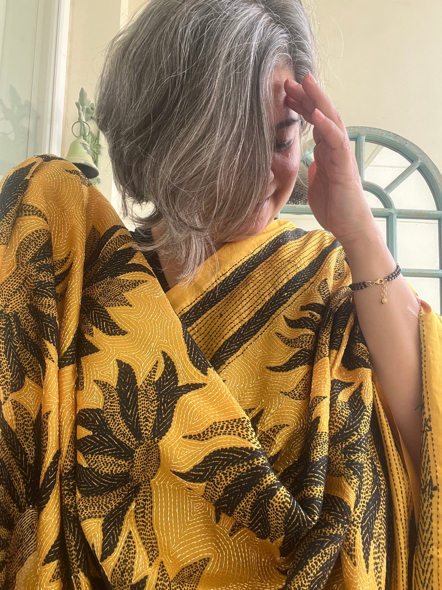 Silk Kantha Dupatta