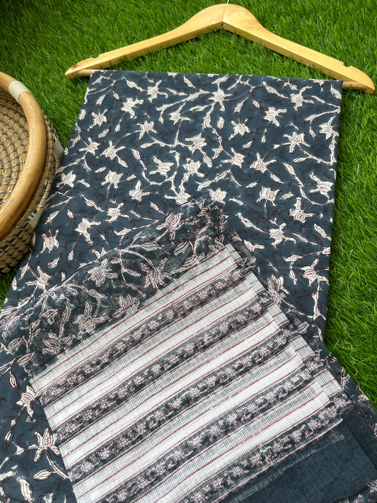 Block print kota Dupatta cotton Kurta