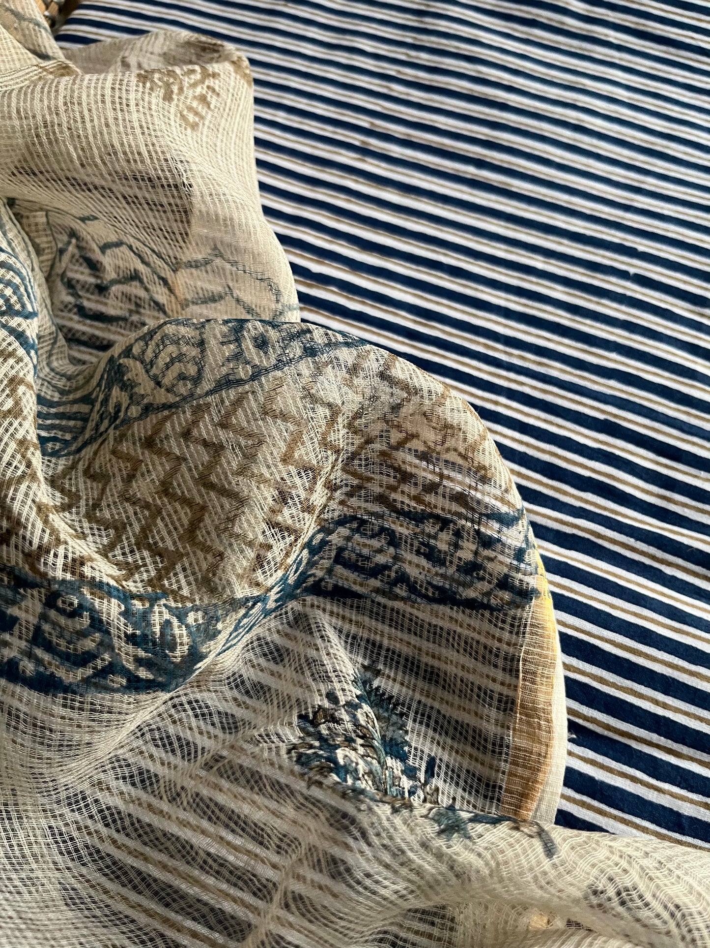 Cotton kurta bottom Kota Doria dupatta