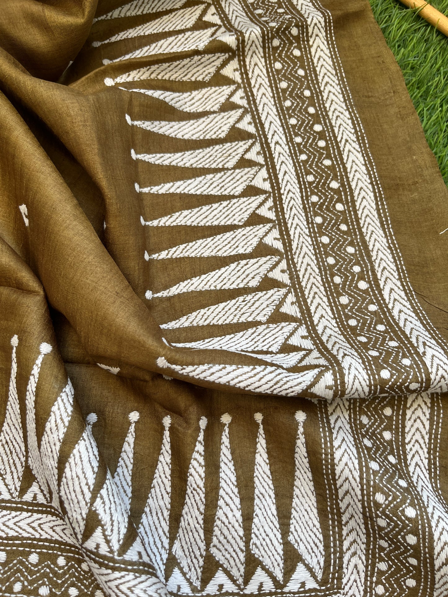 Silk Kantha Dupatta