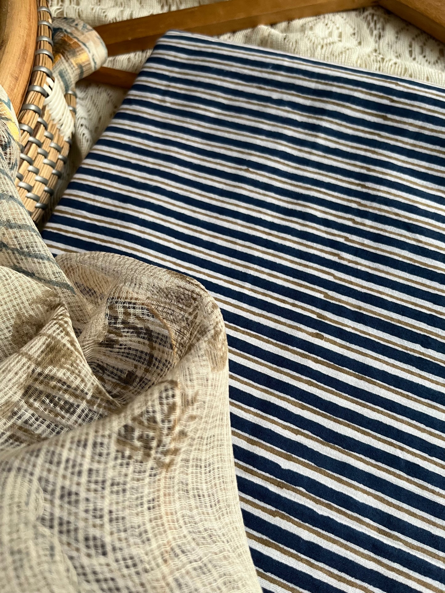 Cotton kurta bottom Kota Doria dupatta