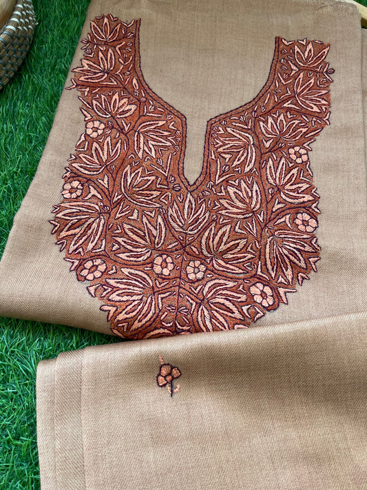 Woollen hand embroidered suit