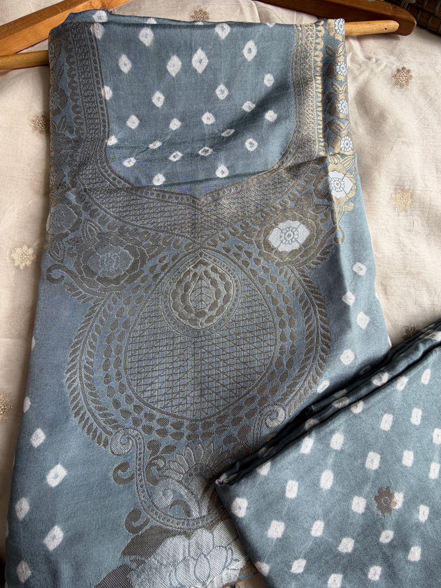 Modal Bandhani kurta bottom dupatta
