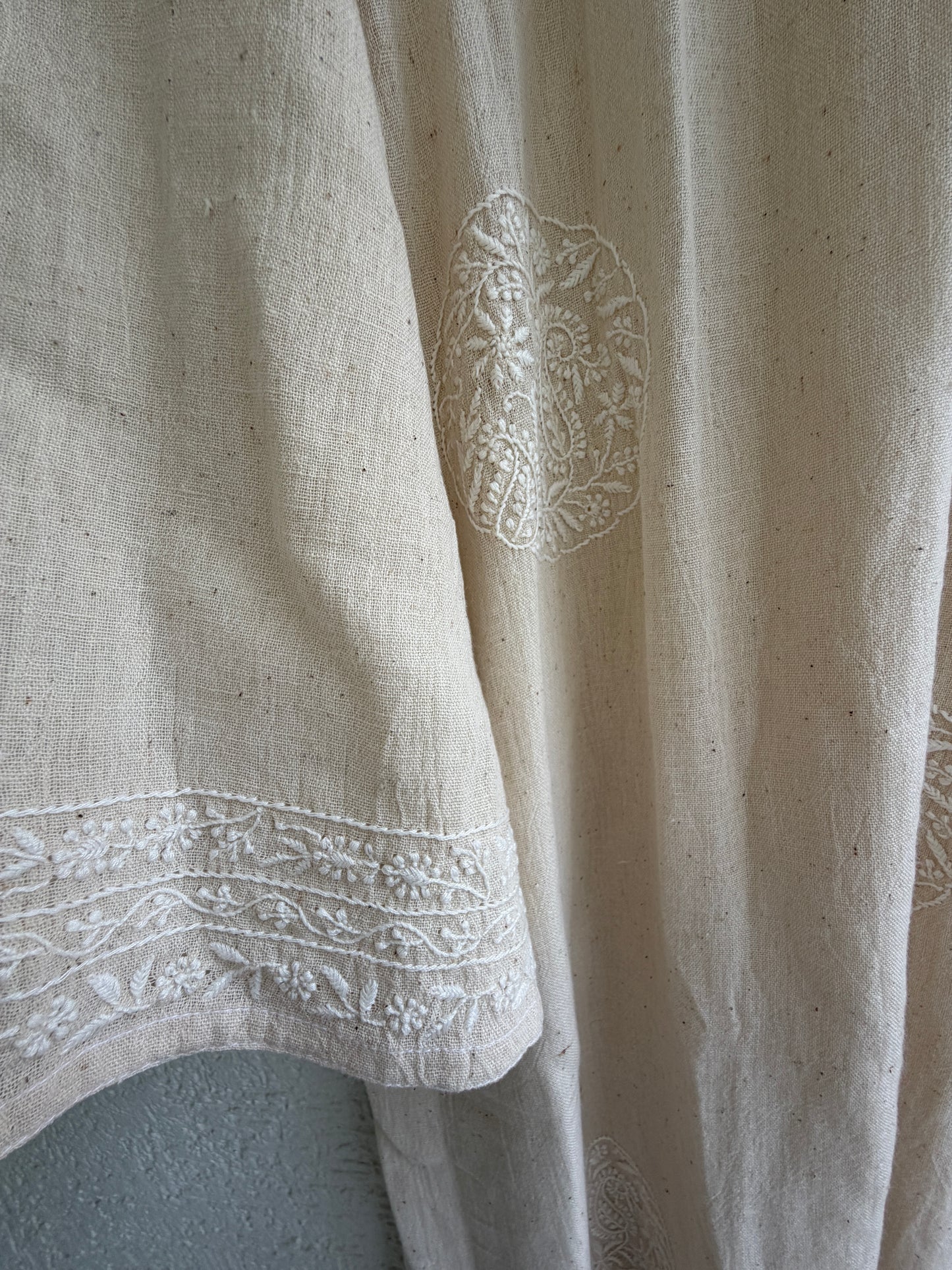 Kala cotton Kurta ( Semi Stitched)