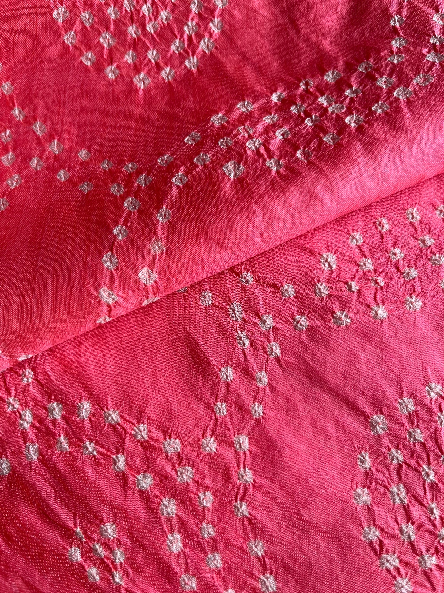 Mulberry Silk bandhani kurta