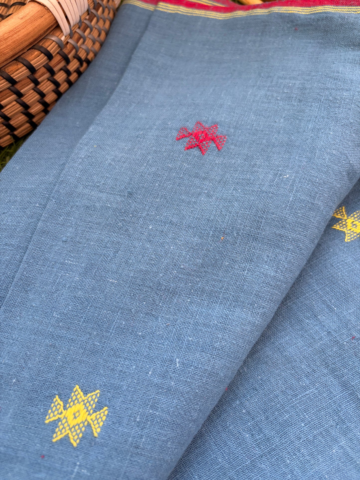Handwoven organic kala Cotton fabric
