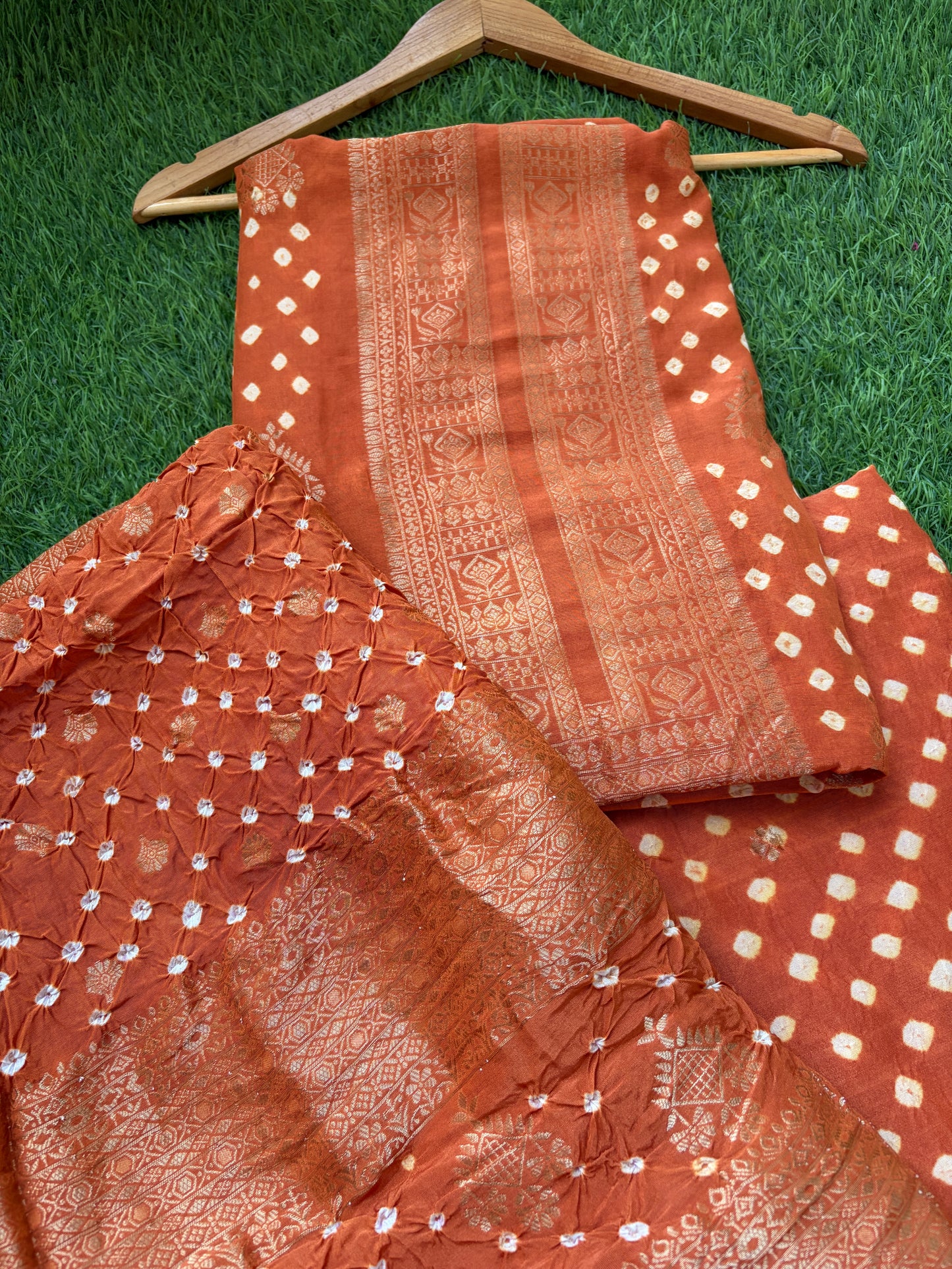 Modal Bandhani kurta bottom dupatta