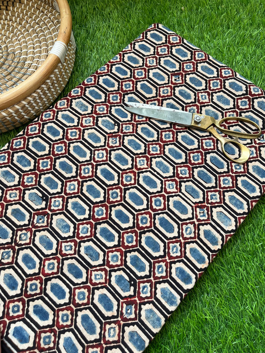 Ajrakh Cotton fabric