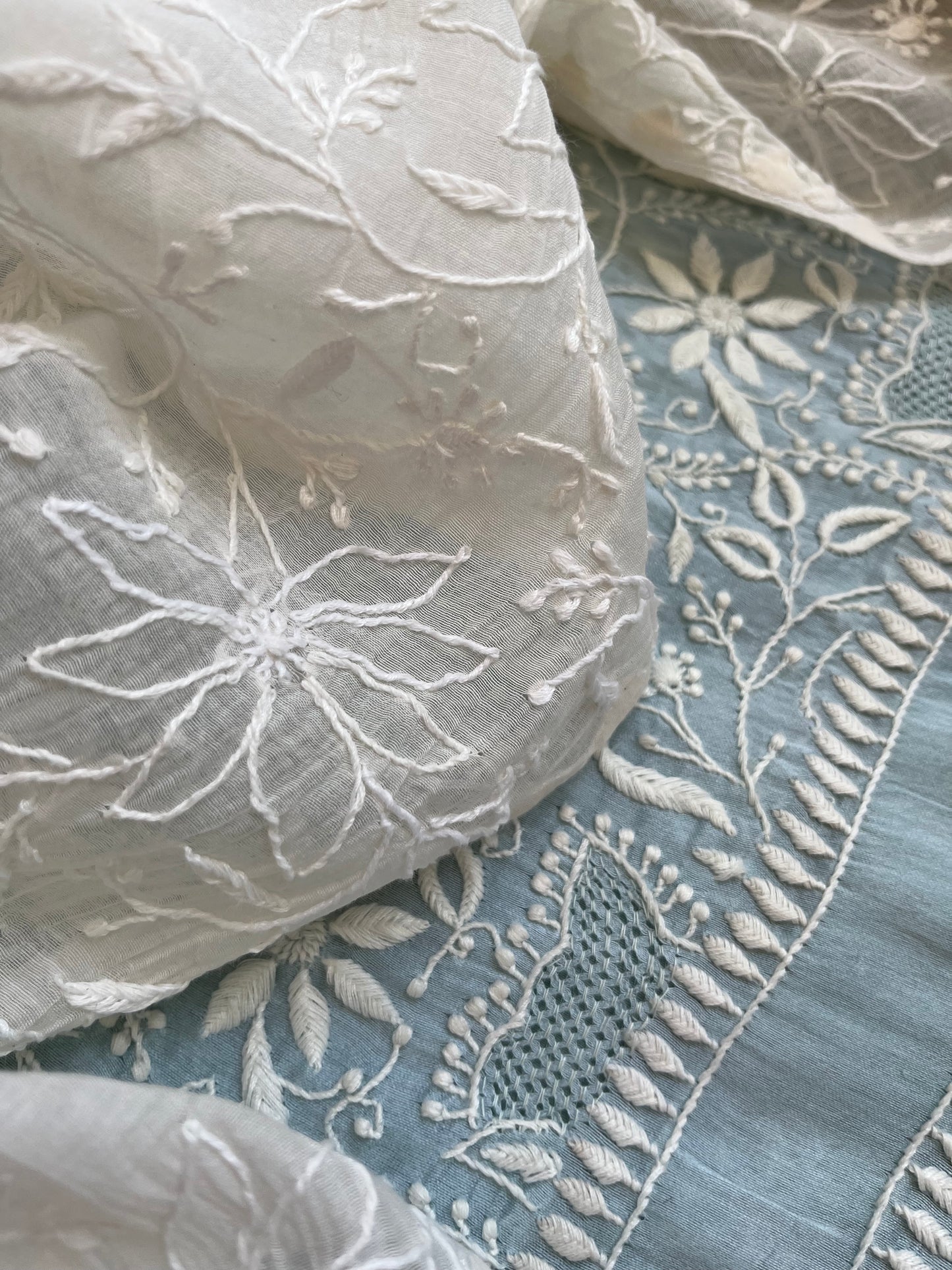 Chanderi Chikankari Kurta