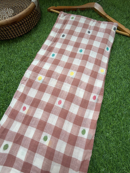 Jaamdani mul fabric