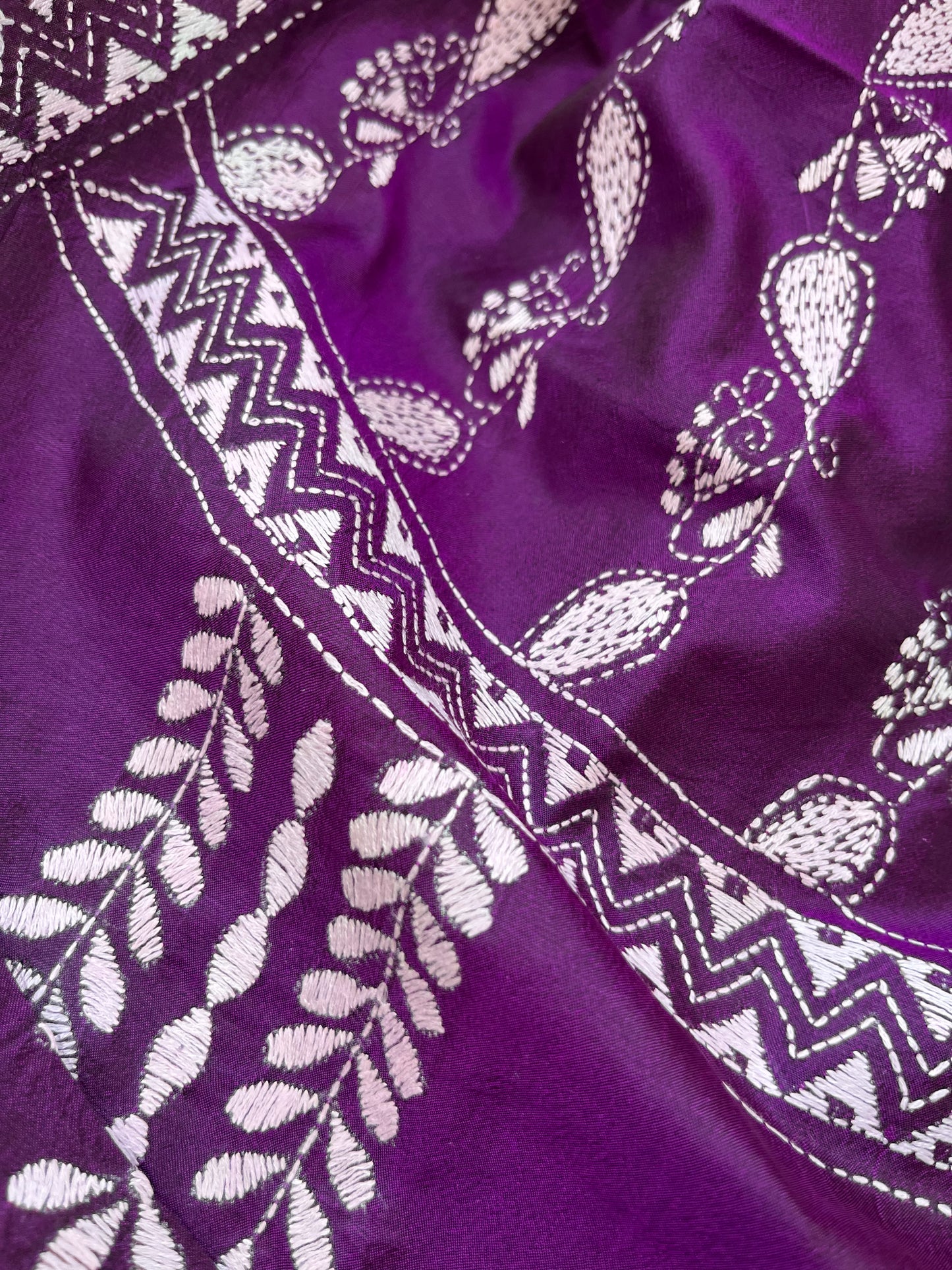 Silk Kantha Dupatta