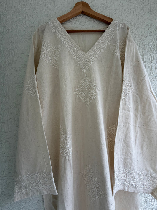 Kala cotton Kurta ( Semi Stitched)