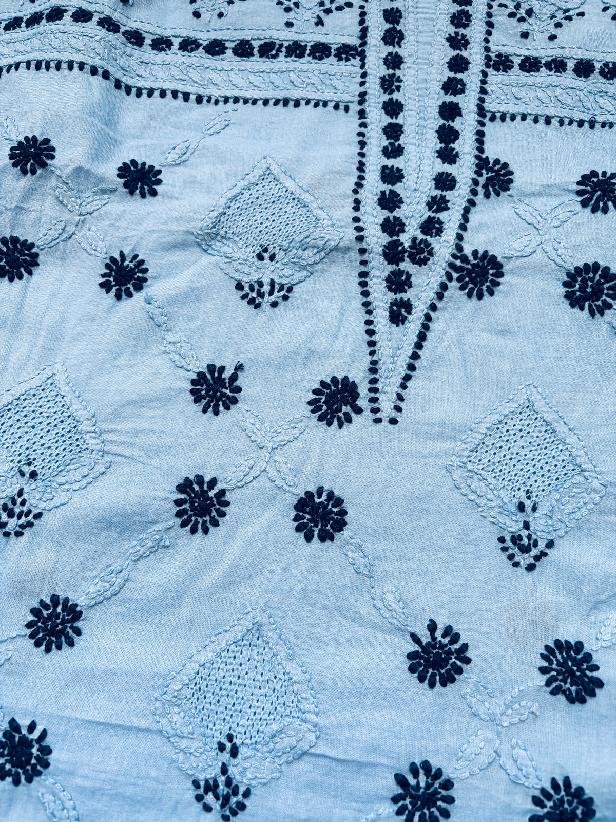 Chikankari cotton Kurta