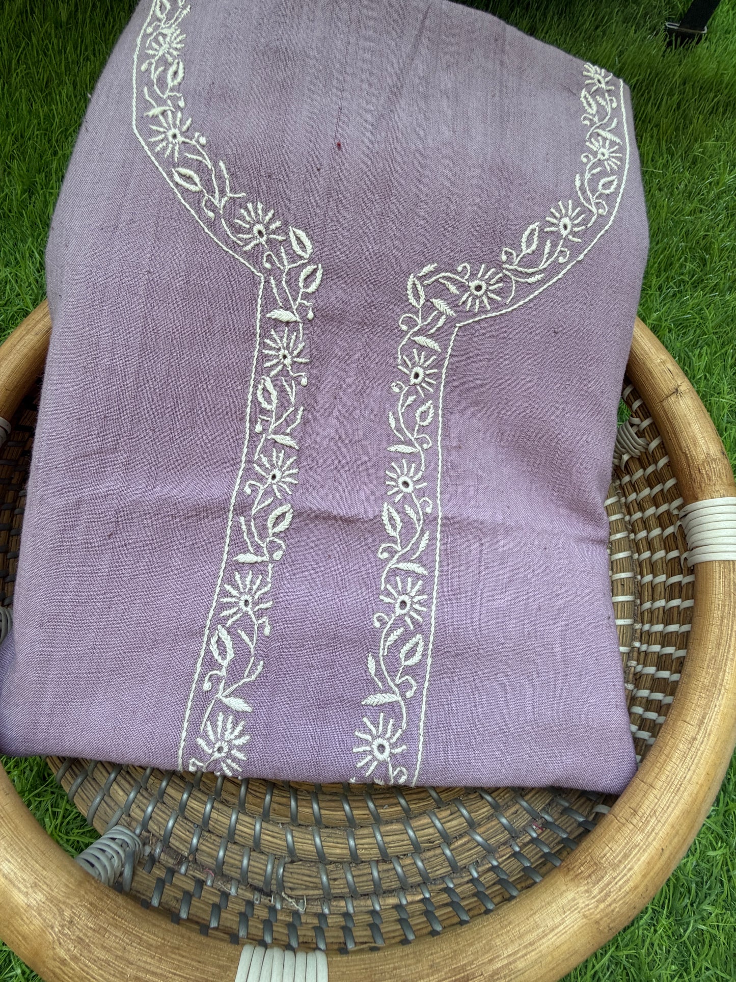 Pure handwoven khadi Kurta