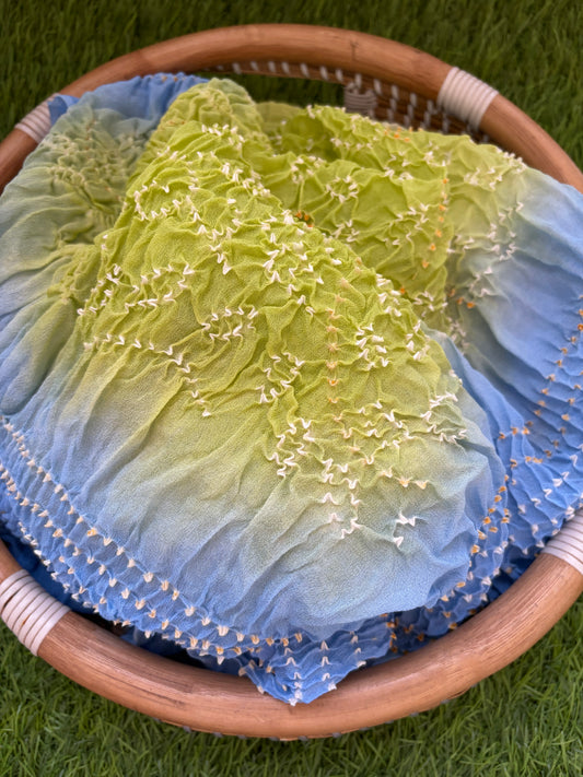 Bandhani chinon Dupatta