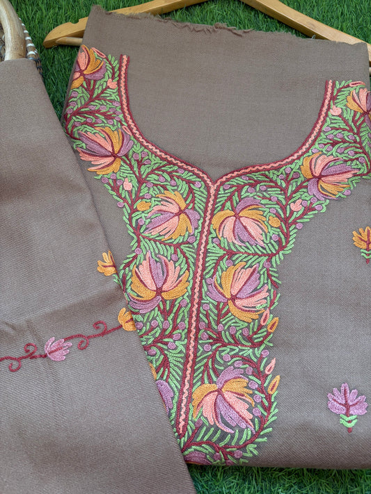 Woollen hand embroidered suit