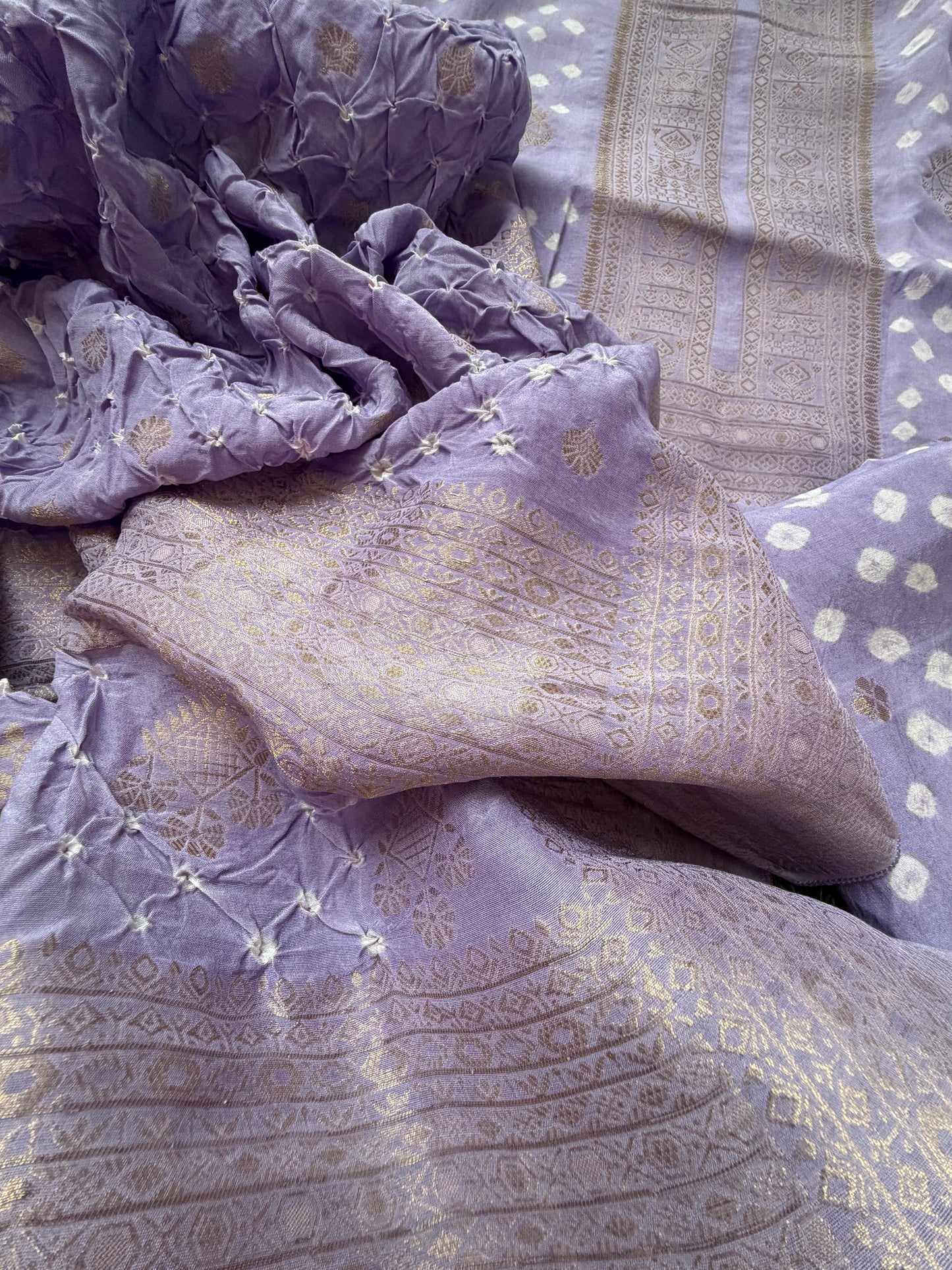 Modal Bandhani kurta bottom dupatta