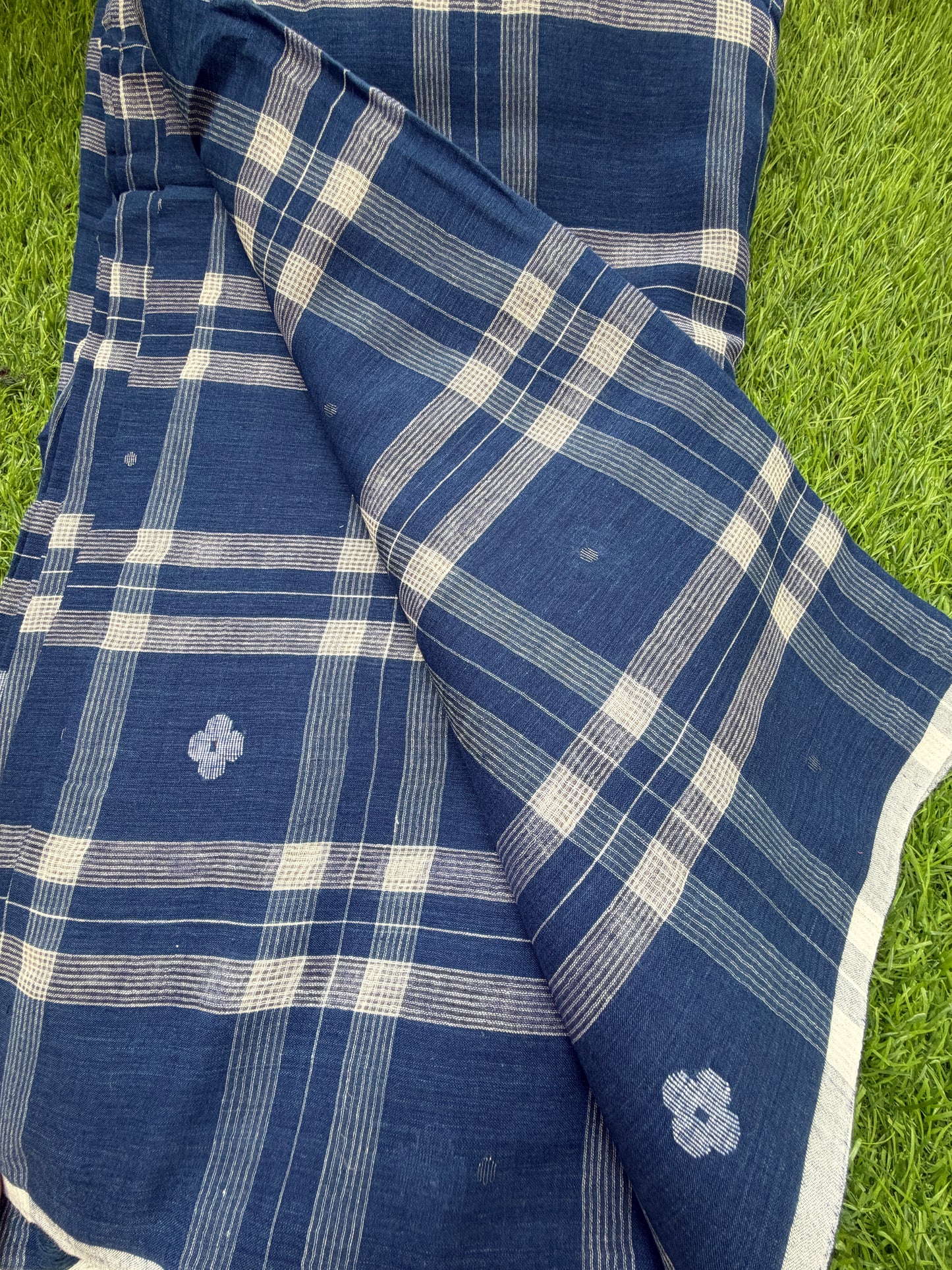 Jaamdani mul fabric