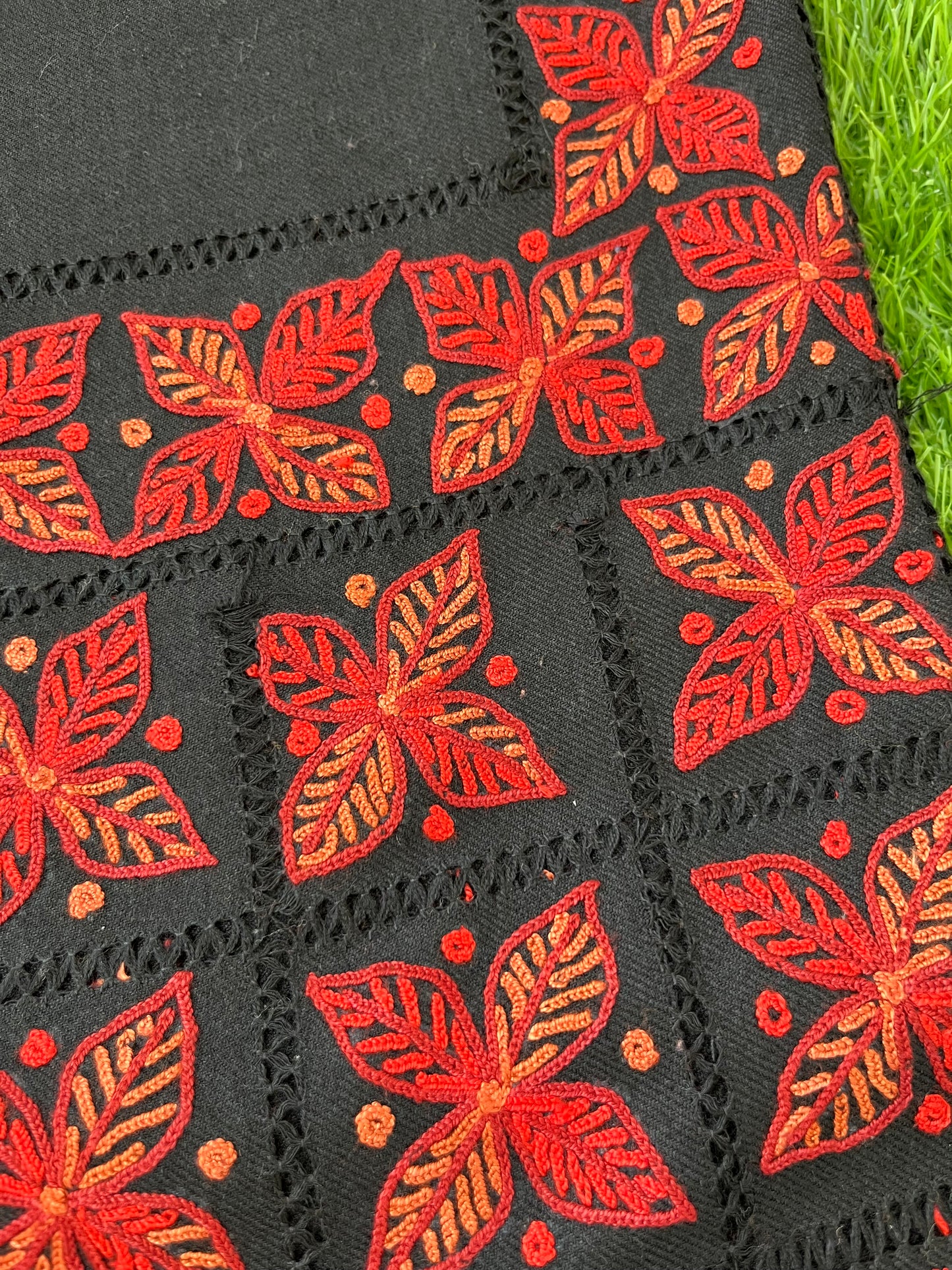 Woollen hand embroidered suit