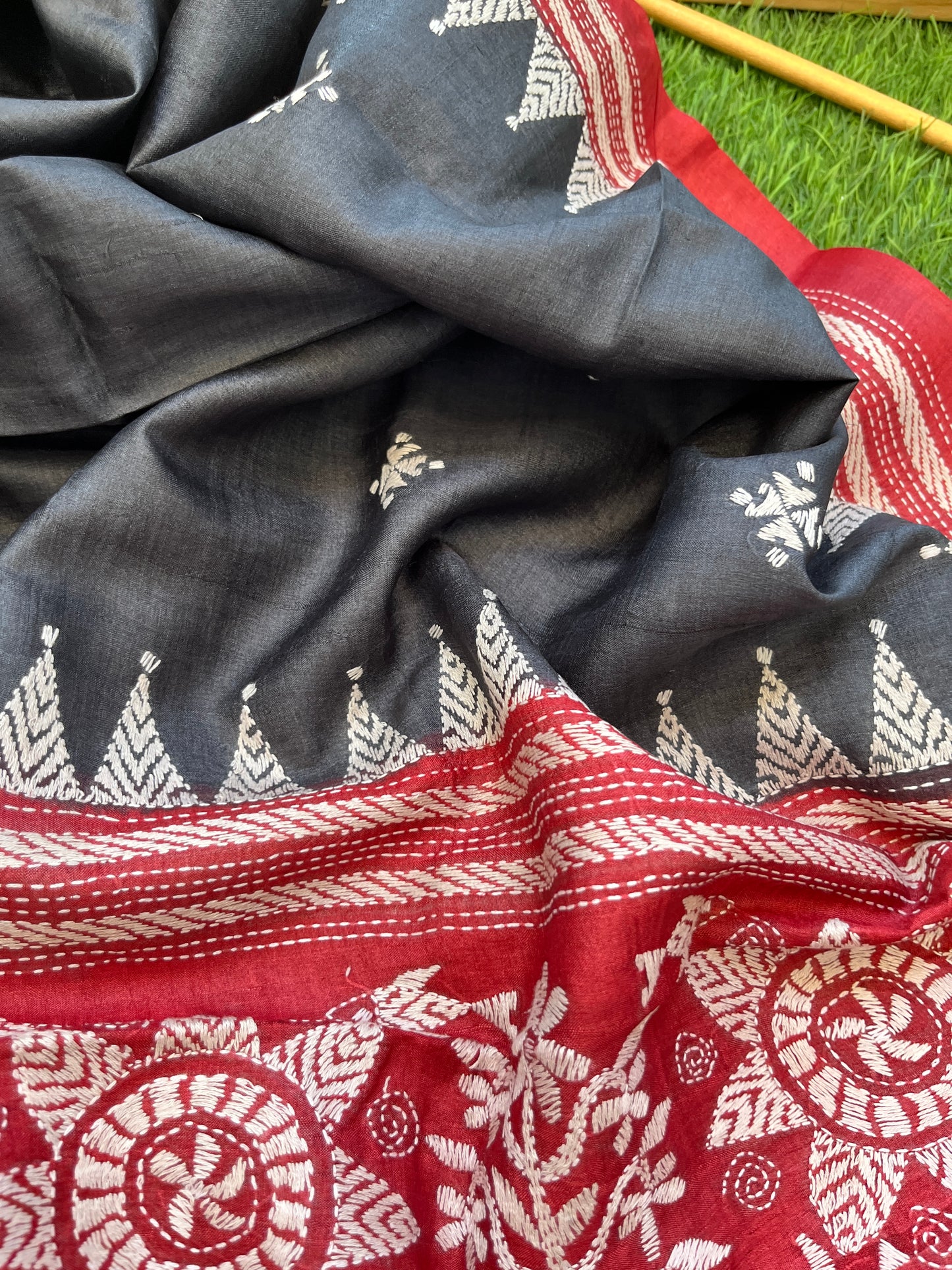 Silk Kantha Dupatta