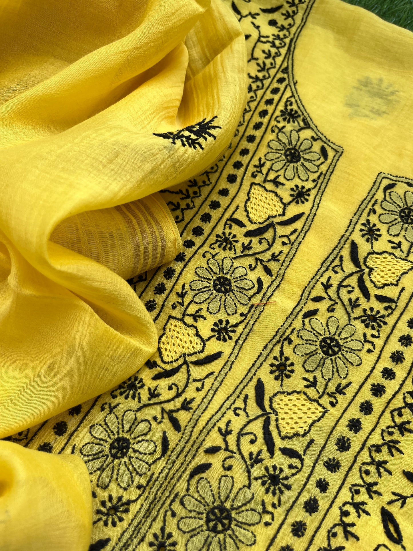 Chanderi Chikankari Kurta Dupatta