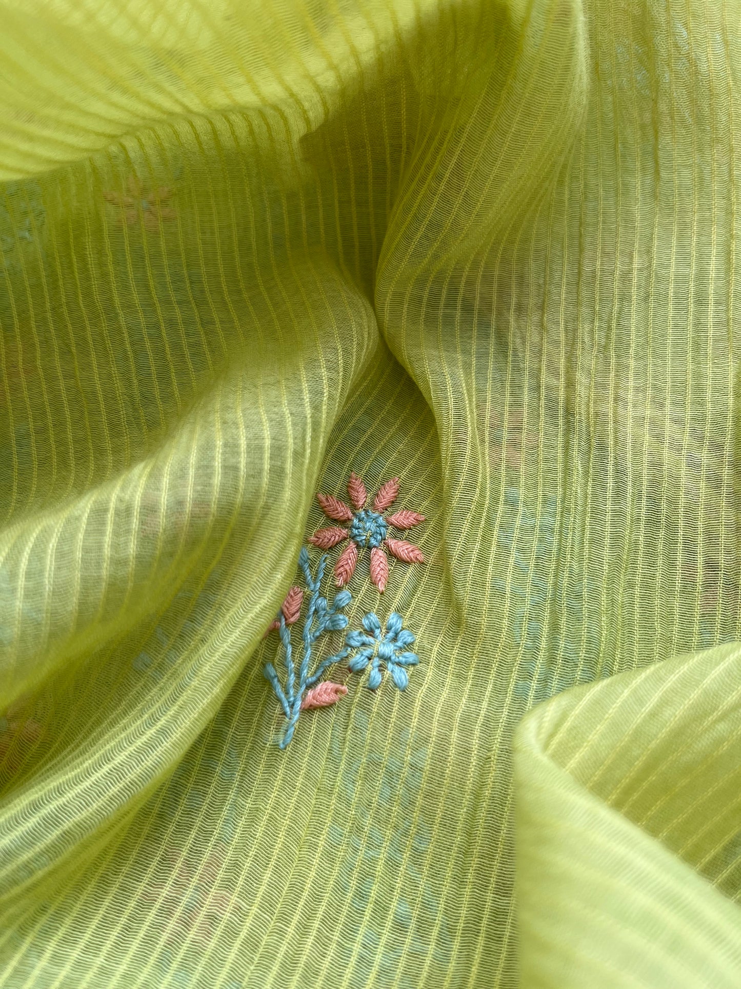 Chanderi Chikankari Kurta Dupatta