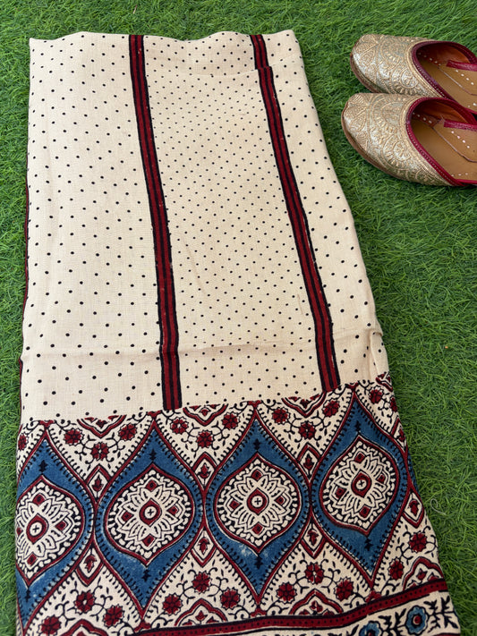 Linen Ajrakh Kurta