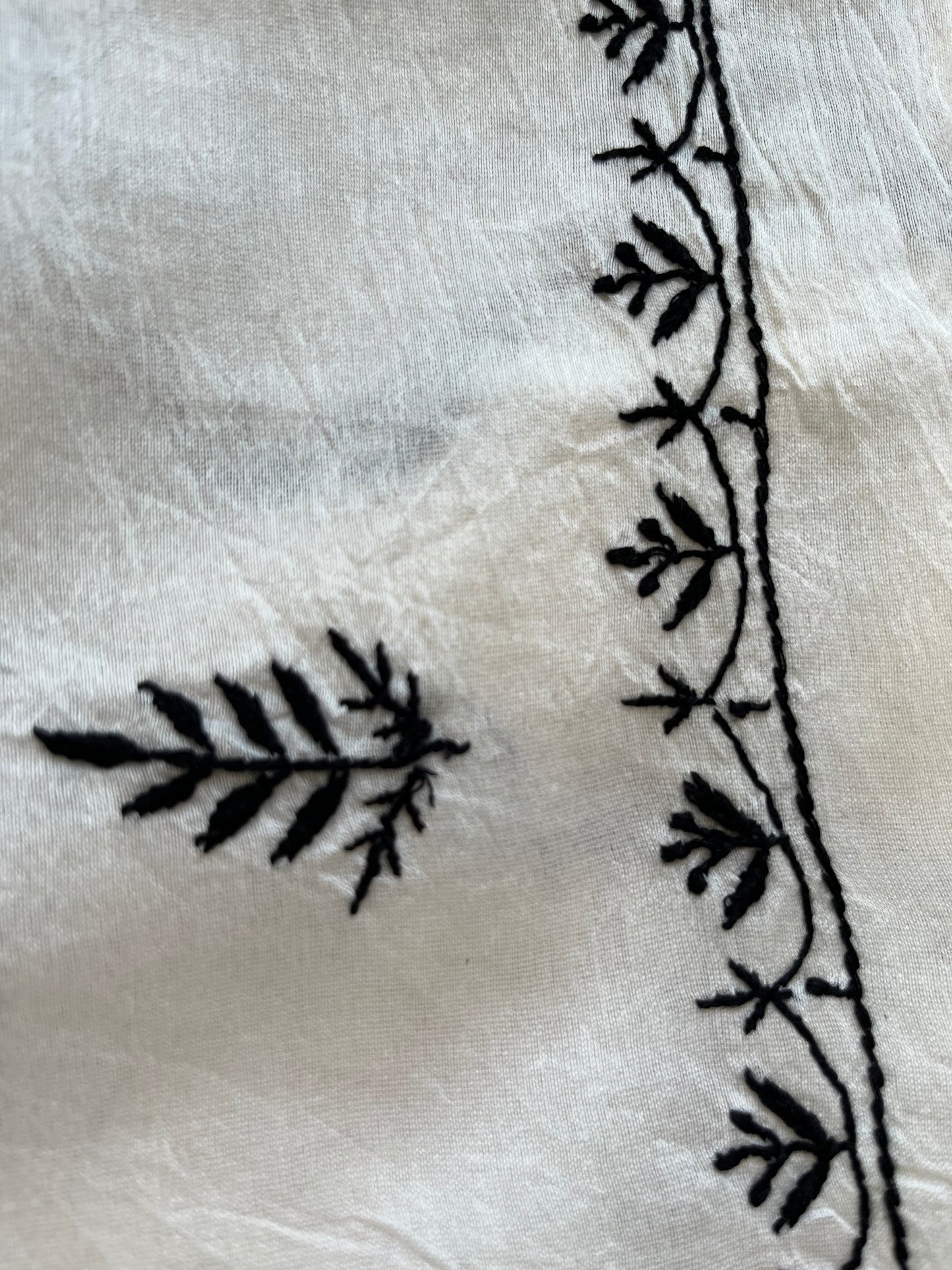 Chanderi chikan kurta shibori dupatta