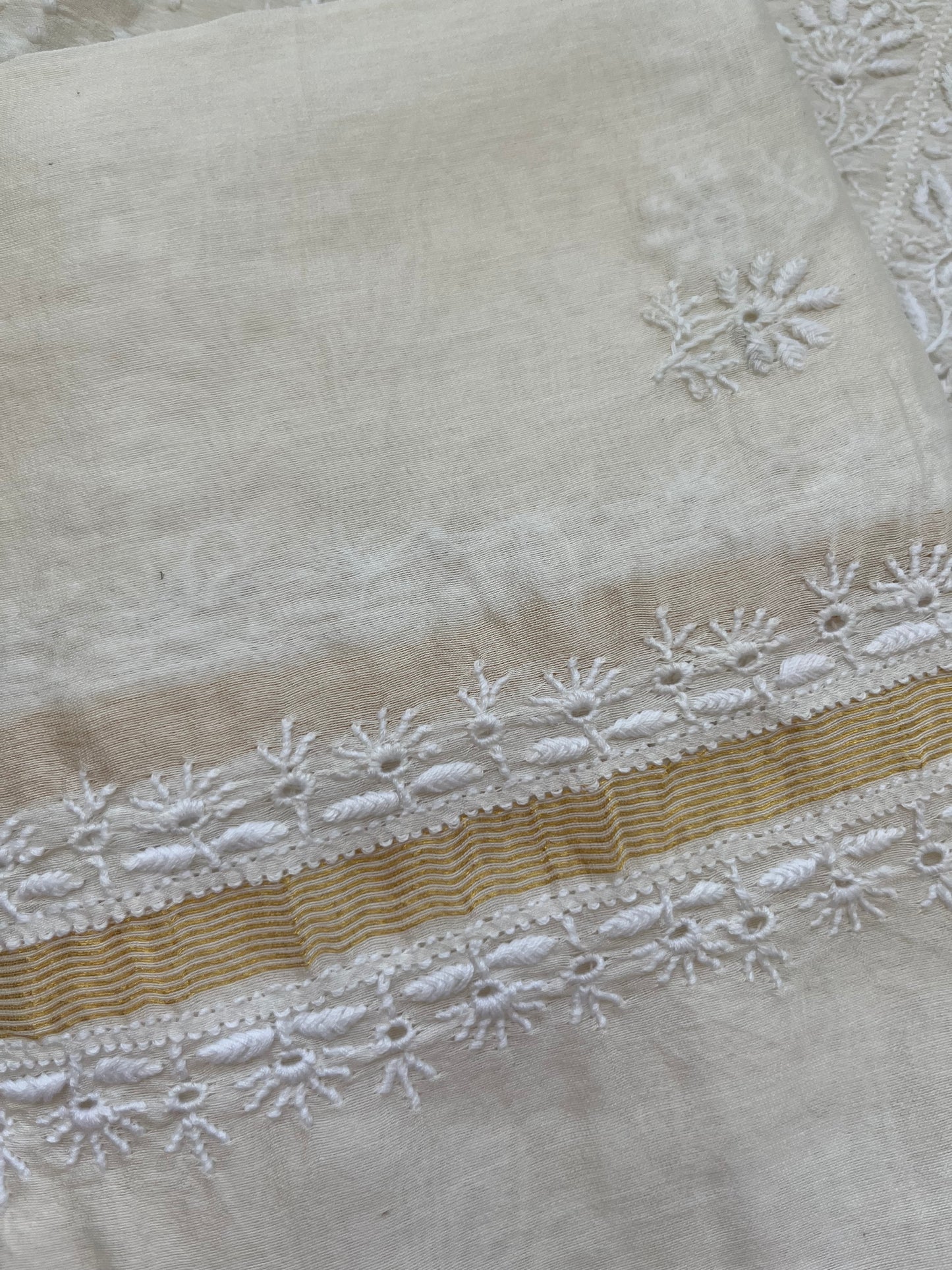 Chanderi Chikankari Kurta Dupatta