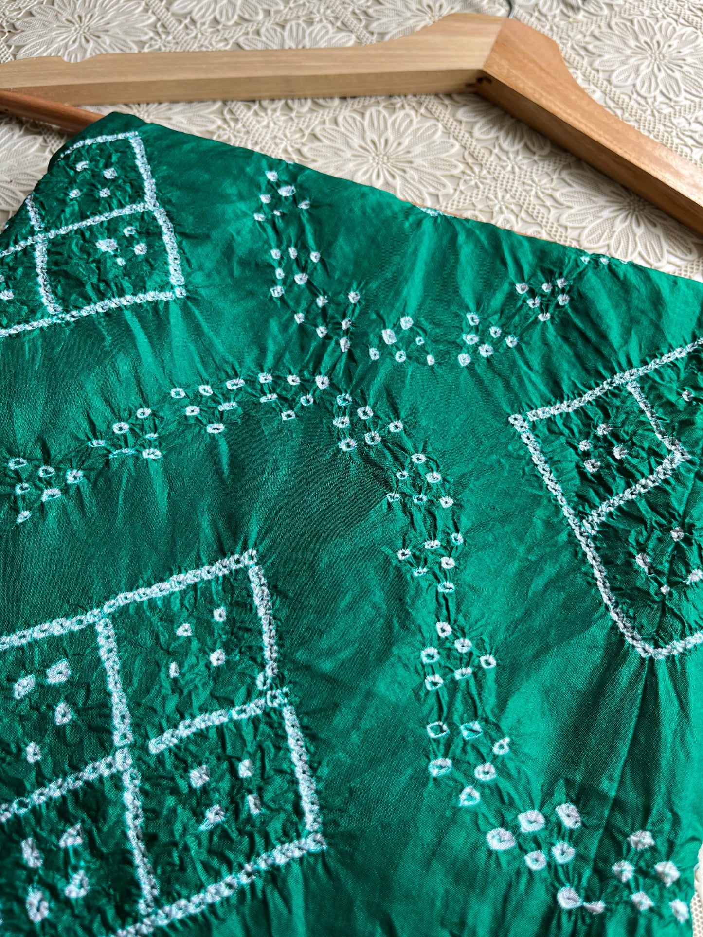 Mulberry Silk bandhani kurta