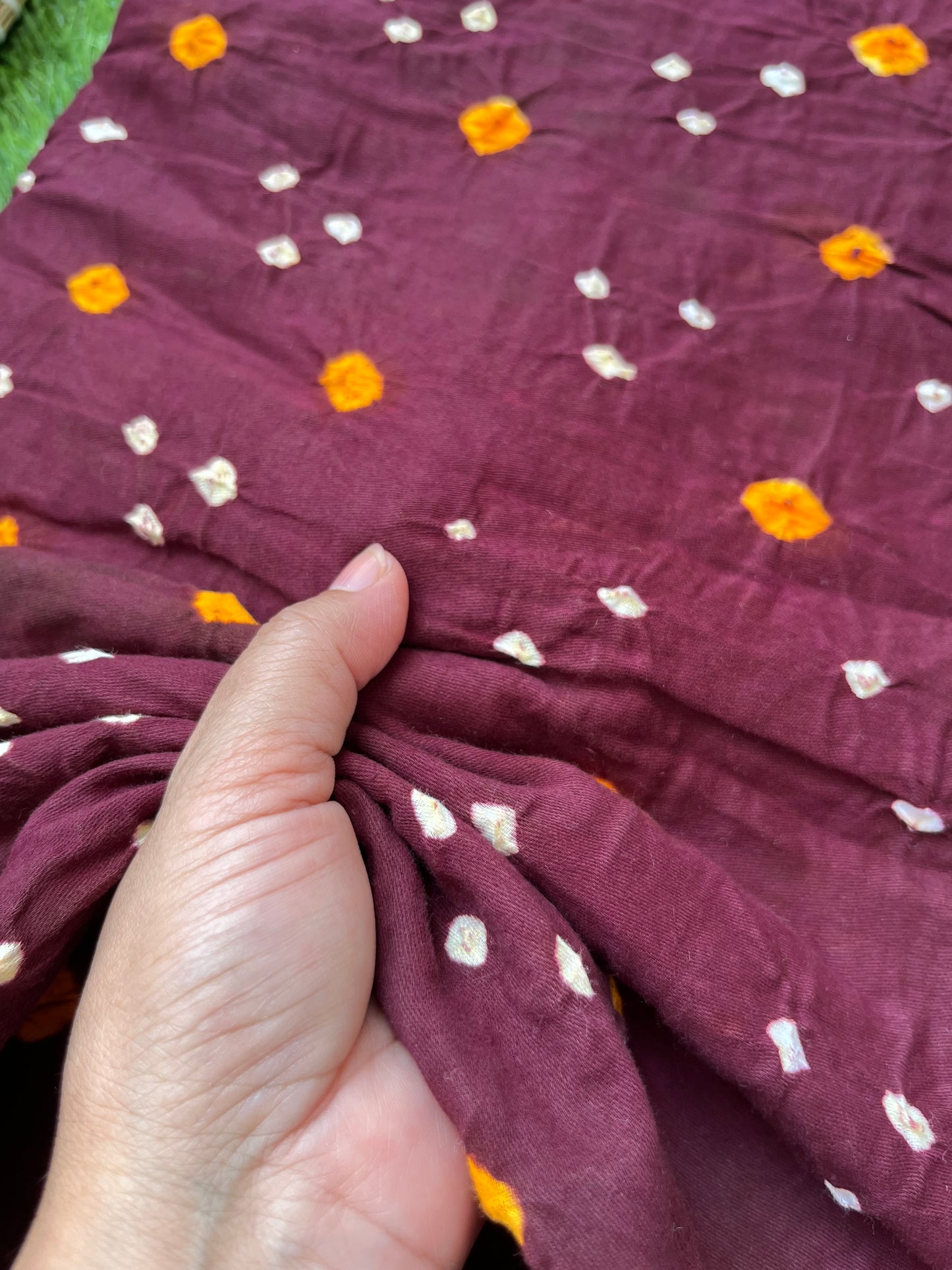 Cotton bandhani kurta