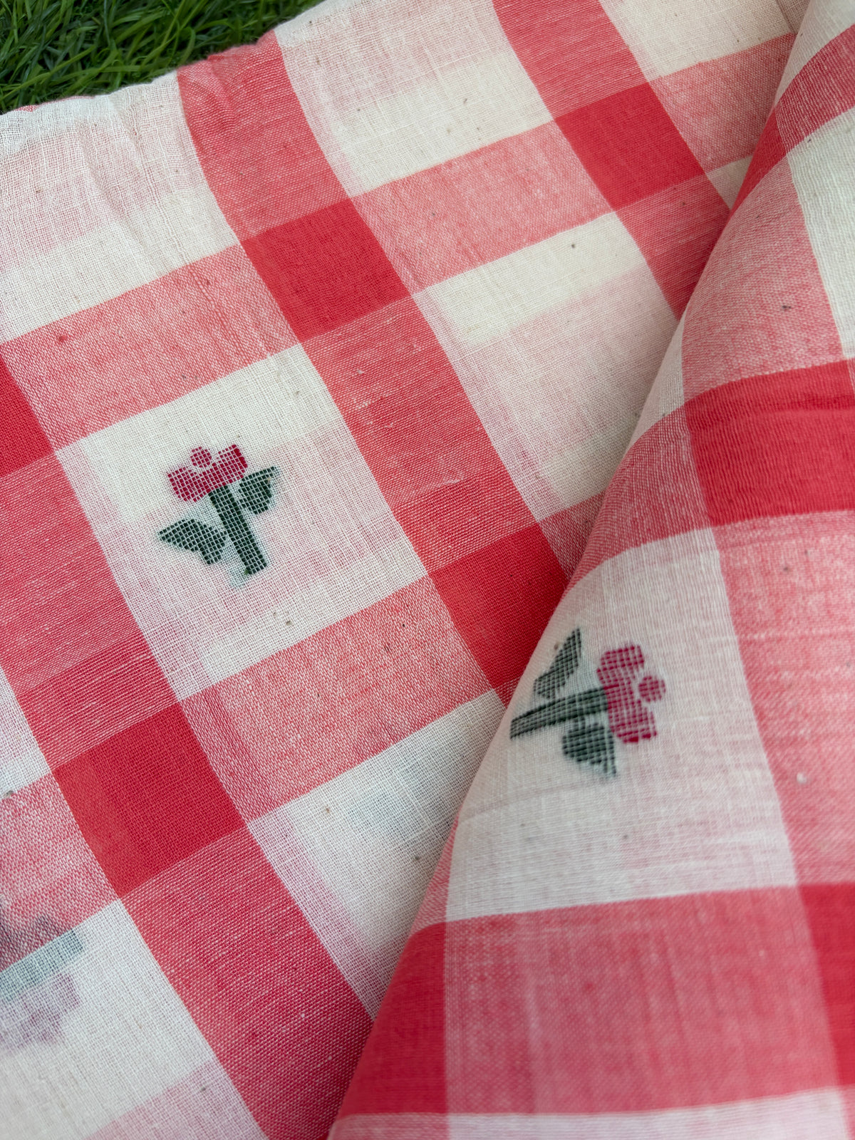 Jaamdani mul fabric