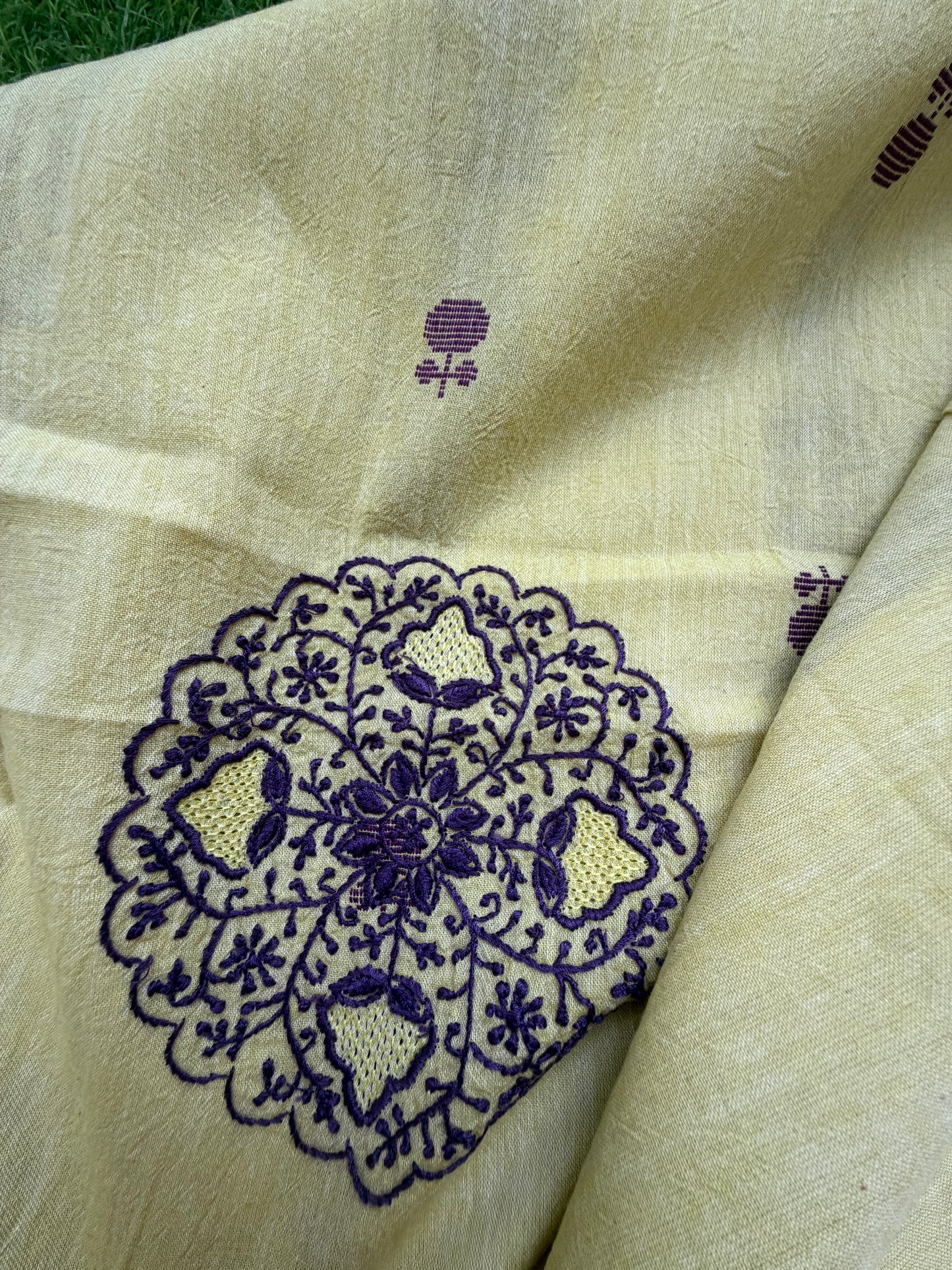 Chikankari mangalgiri cotton Kurta