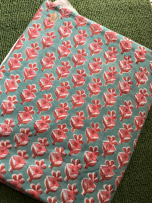 Flat 600-Cotton print