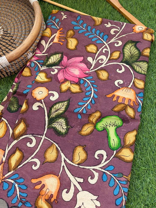 Cotton Kalamkari Fabric (hand painted)