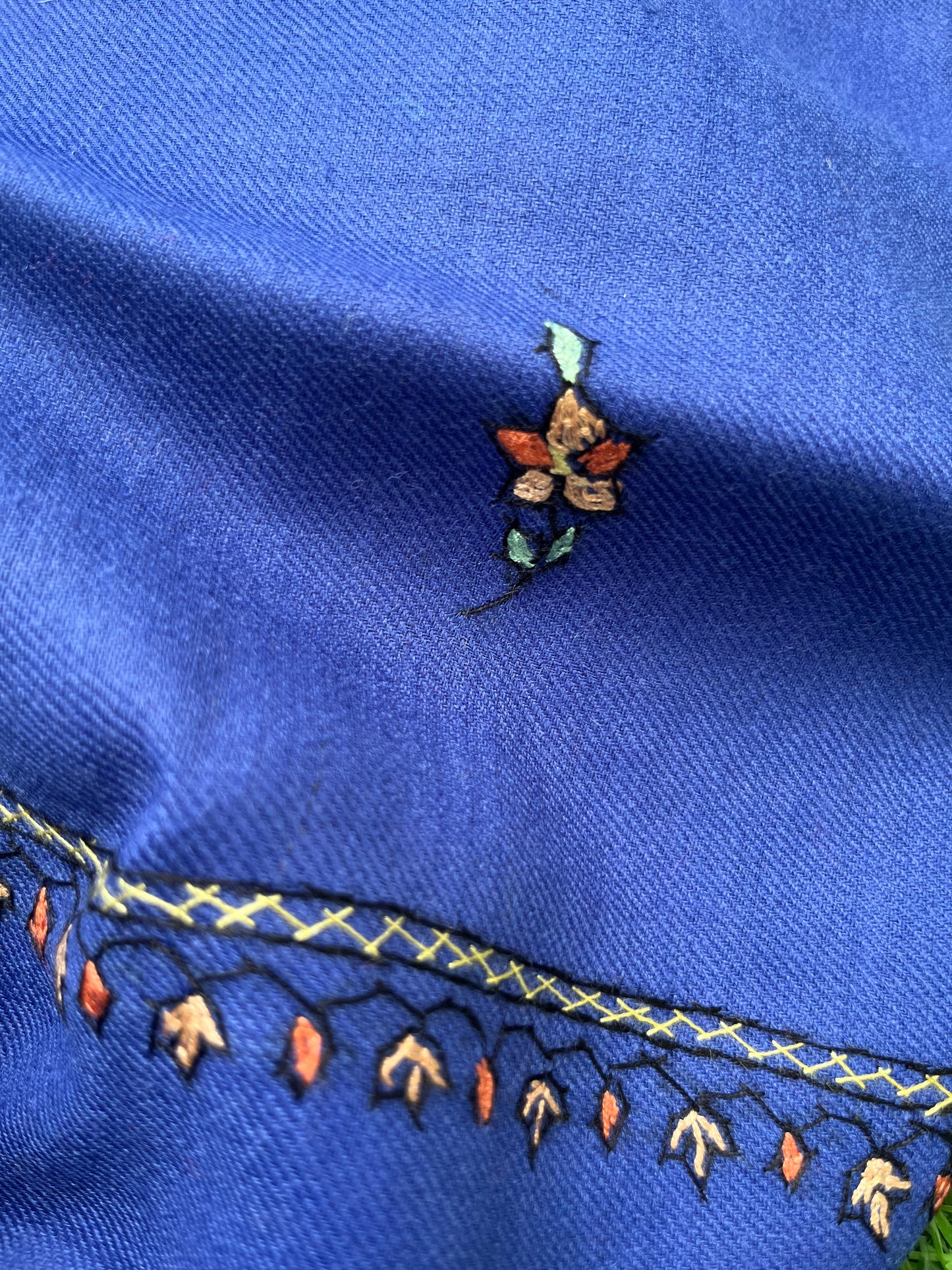 Woollen hand embroidered suit