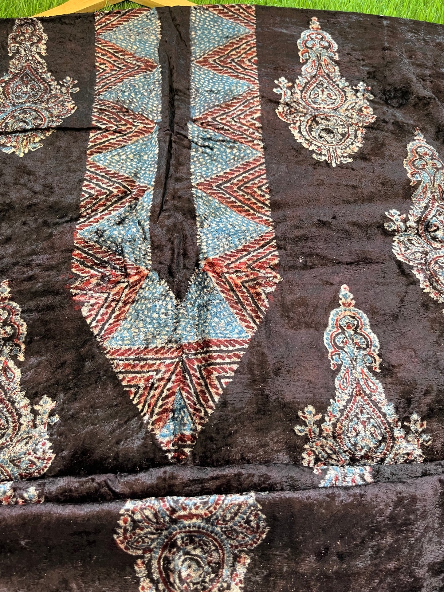Velvet Ajrakh Kurta