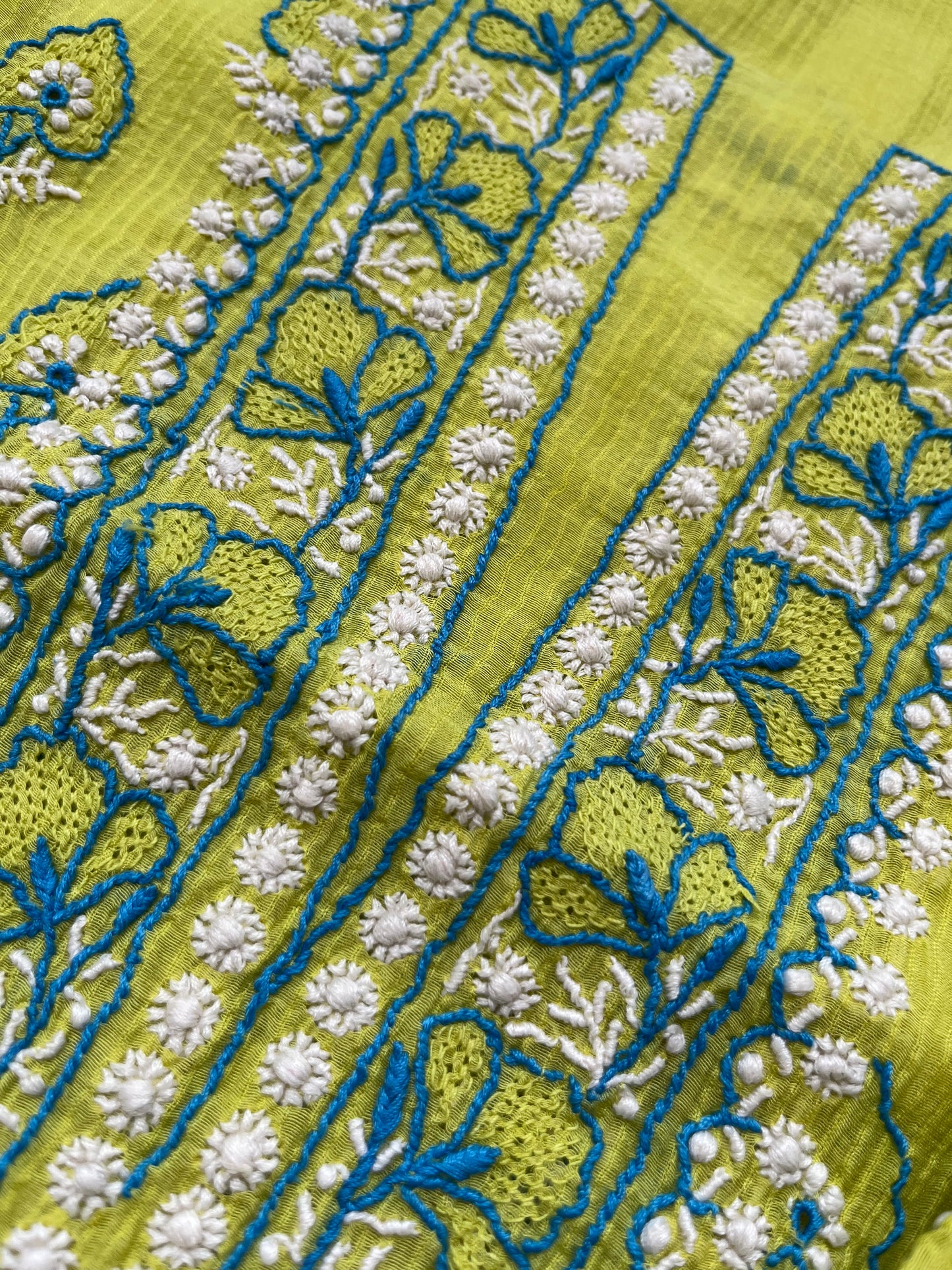 Chanderi Chikankari Kurta Dupatta