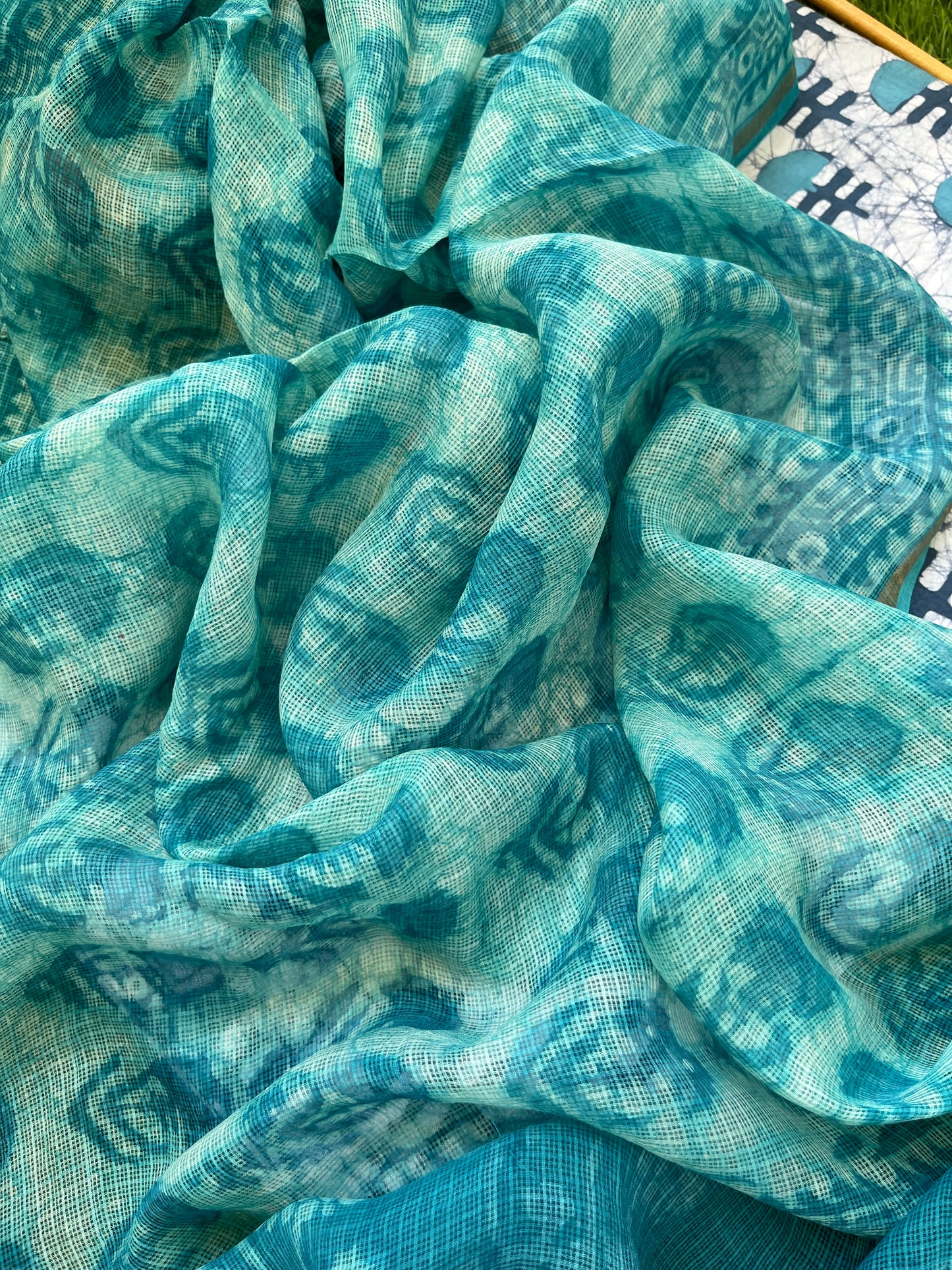 Cotton kurta bottom Kota silk dupatta