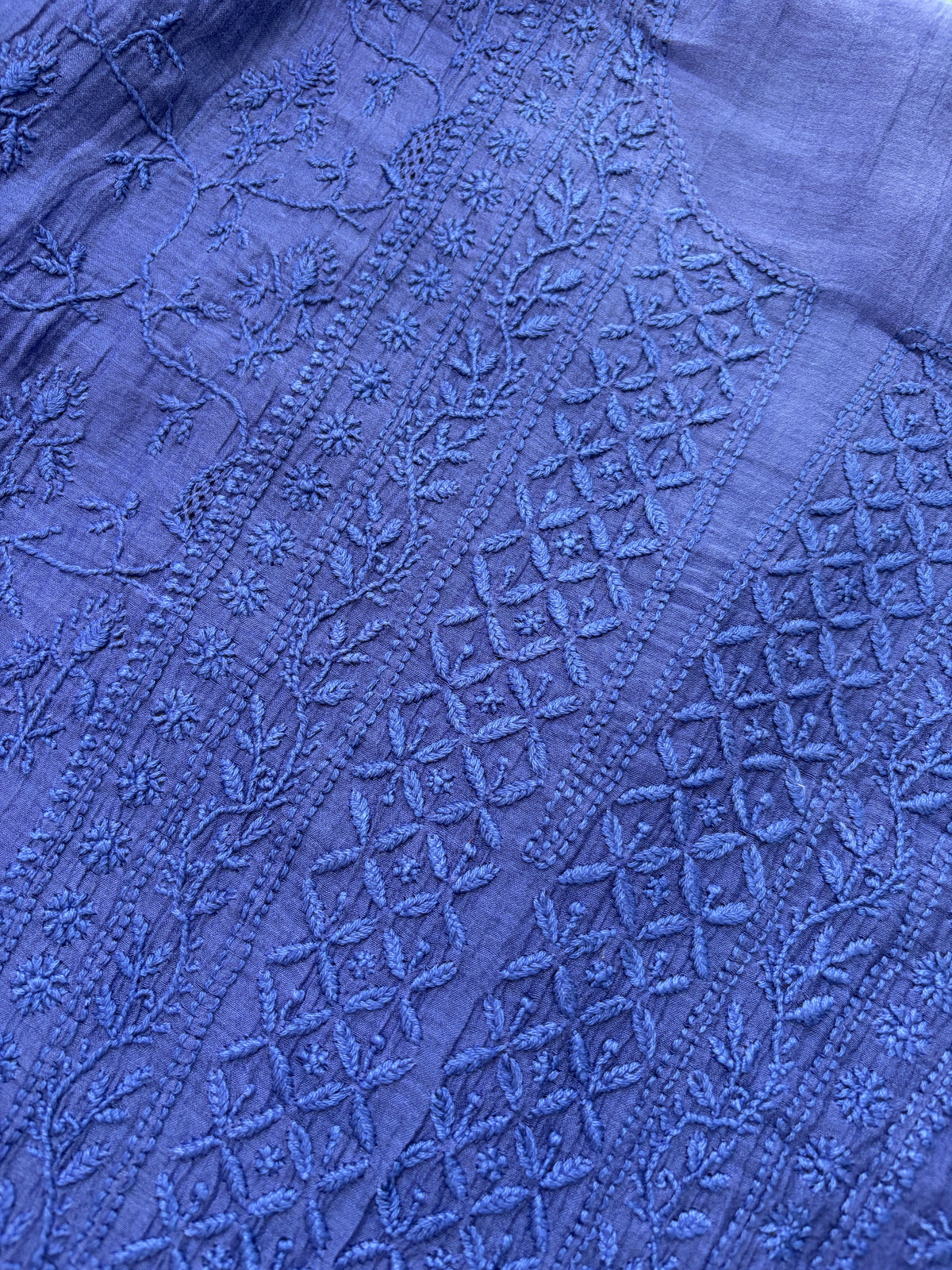 Chanderi Chikankari Kurta Dupatta