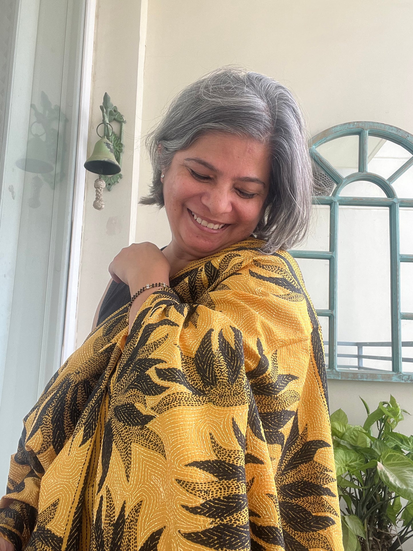 Silk Kantha Dupatta
