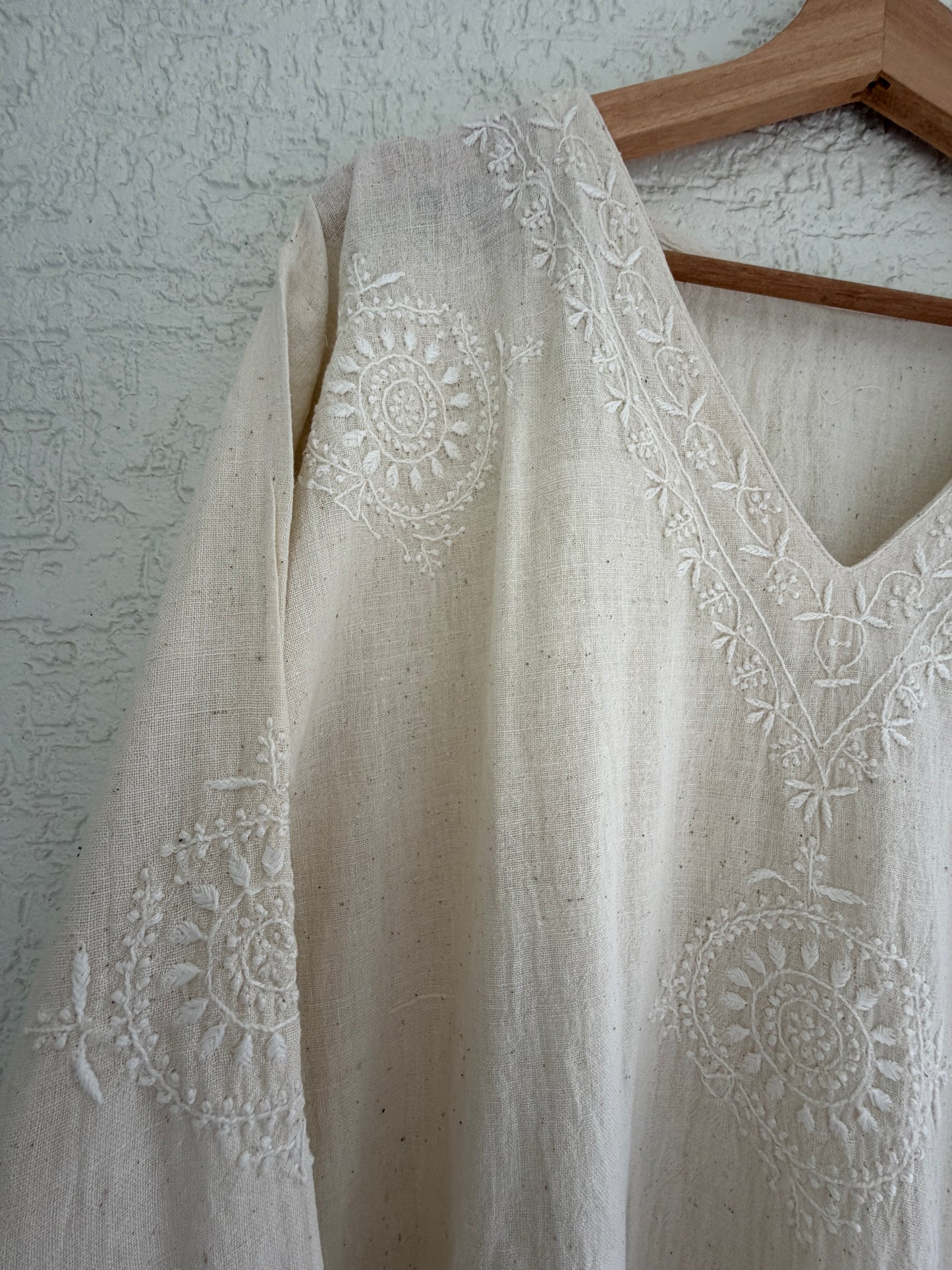 Kala cotton Kurta ( Semi Stitched)