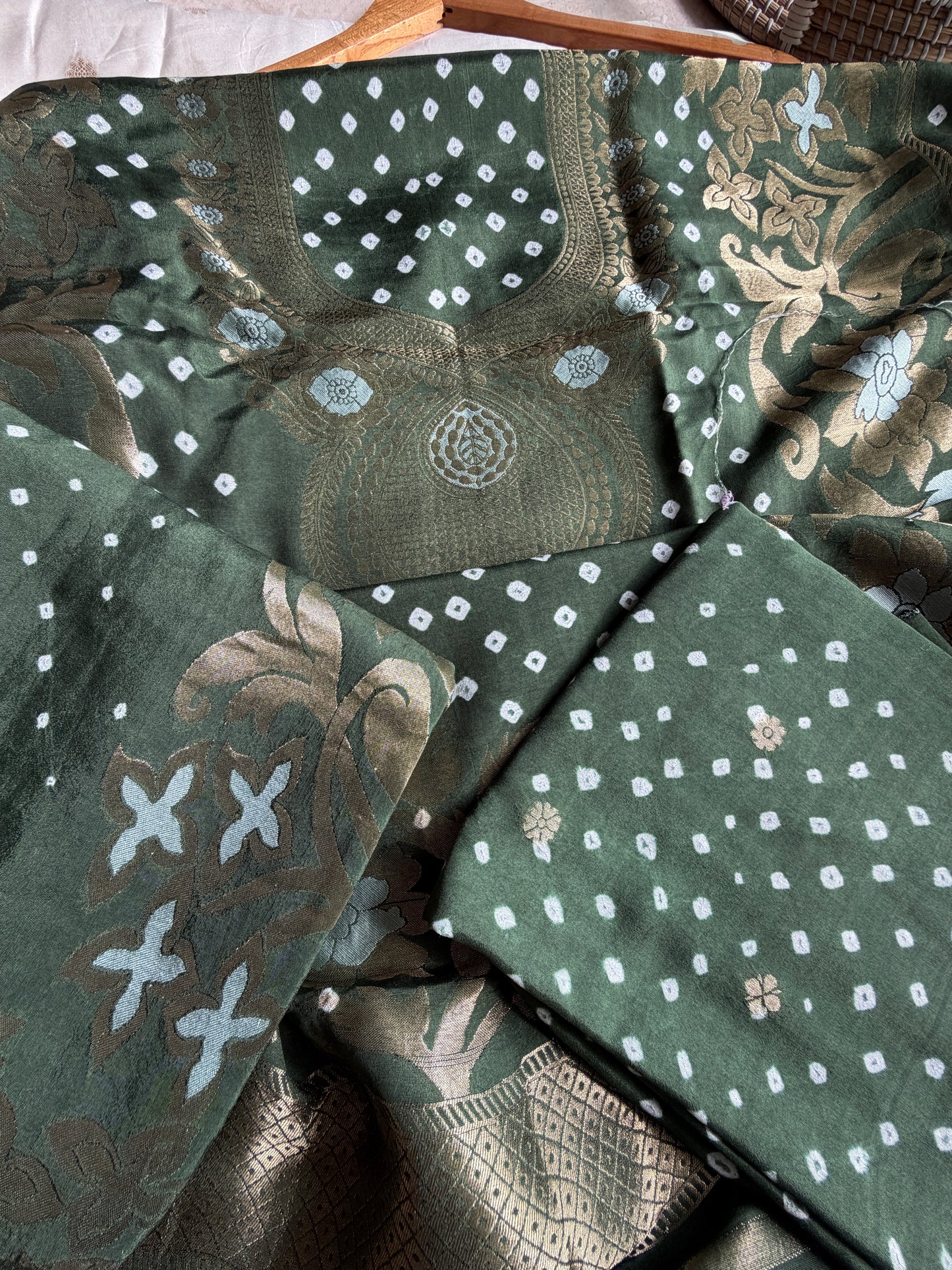 Modal Bandhani kurta bottom dupatta