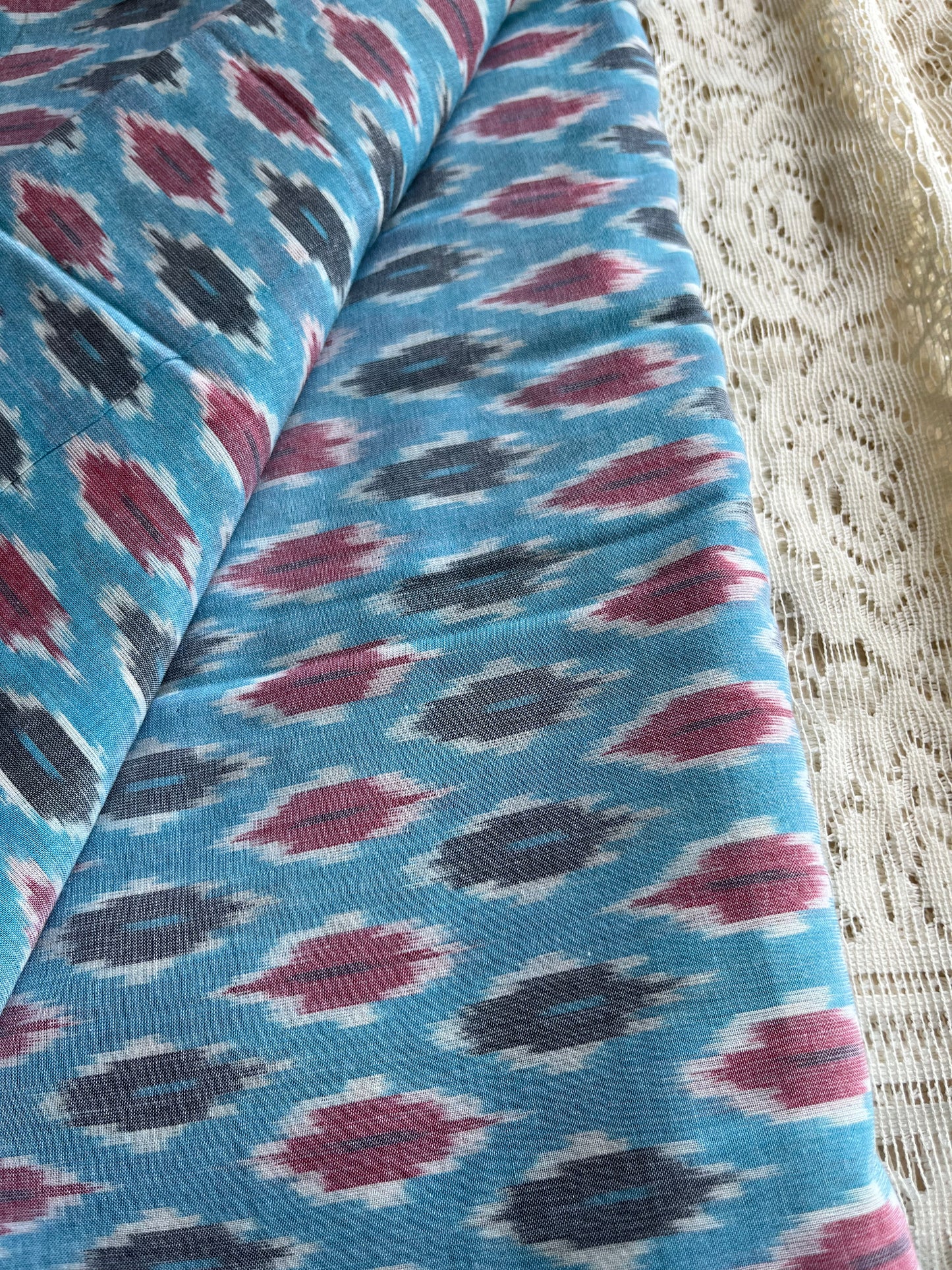 Mercerised Cotton Ikkat