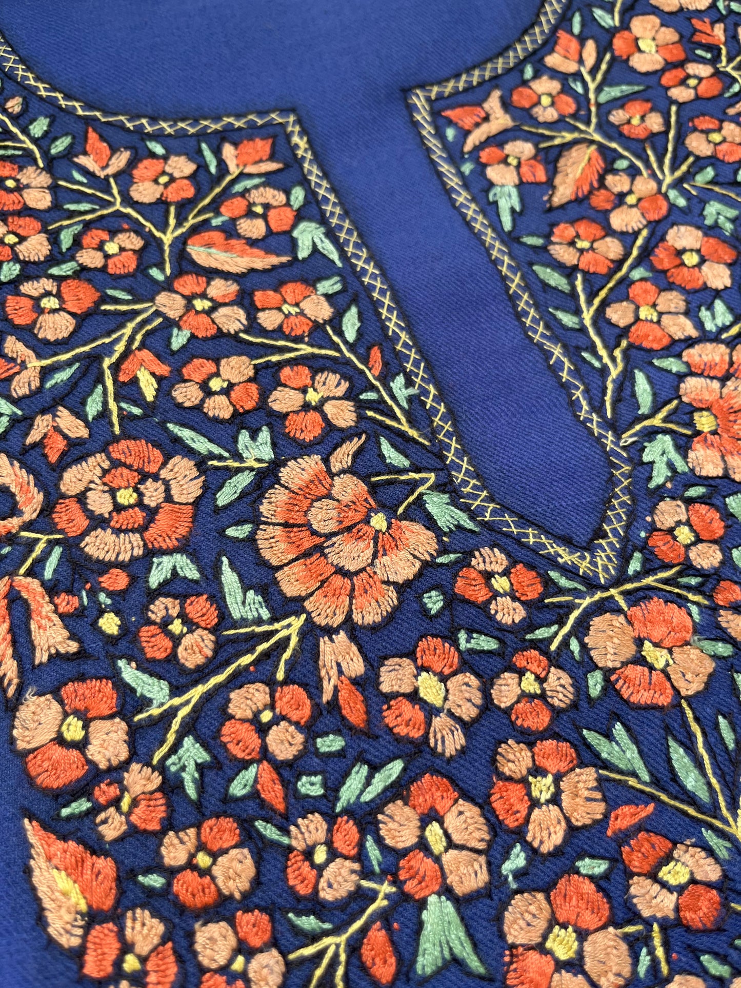 Woollen hand embroidered suit