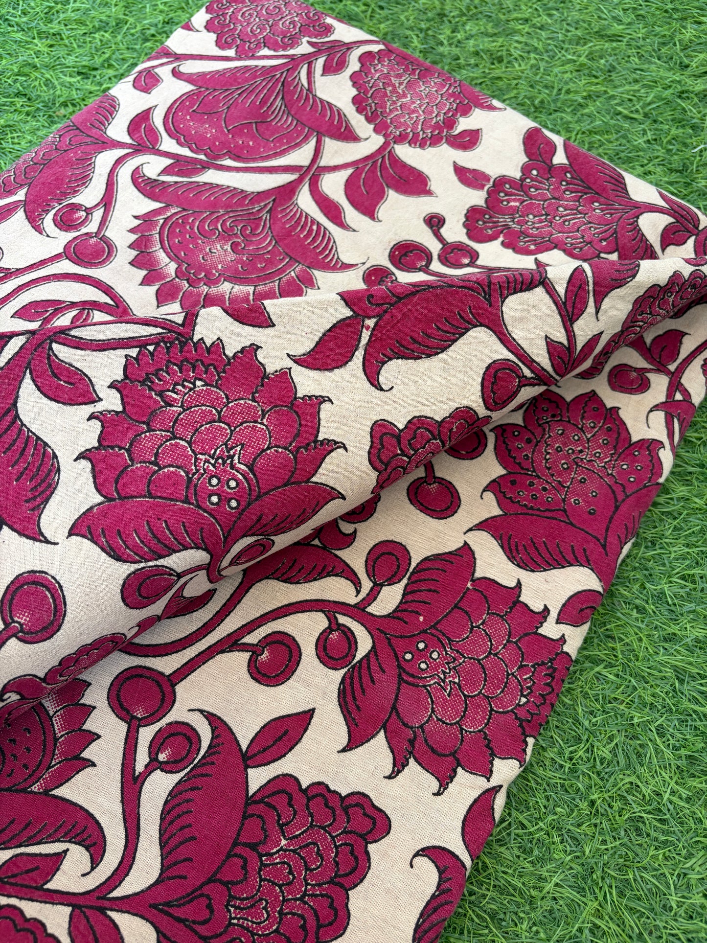 Mangalgiri cotton kalamkari print