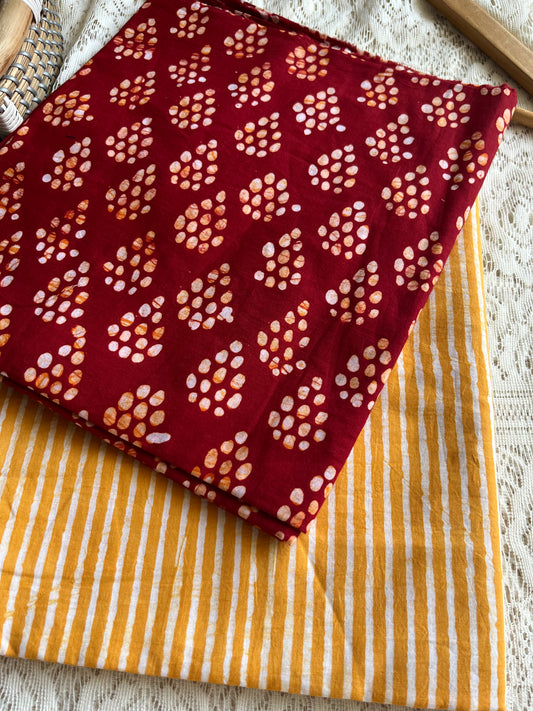 Baatik Cotton kurta Bottom