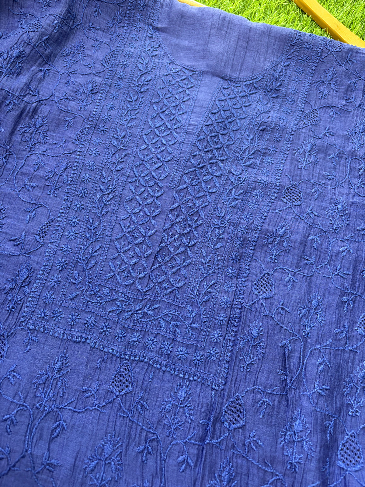 Chanderi Chikankari Kurta Dupatta