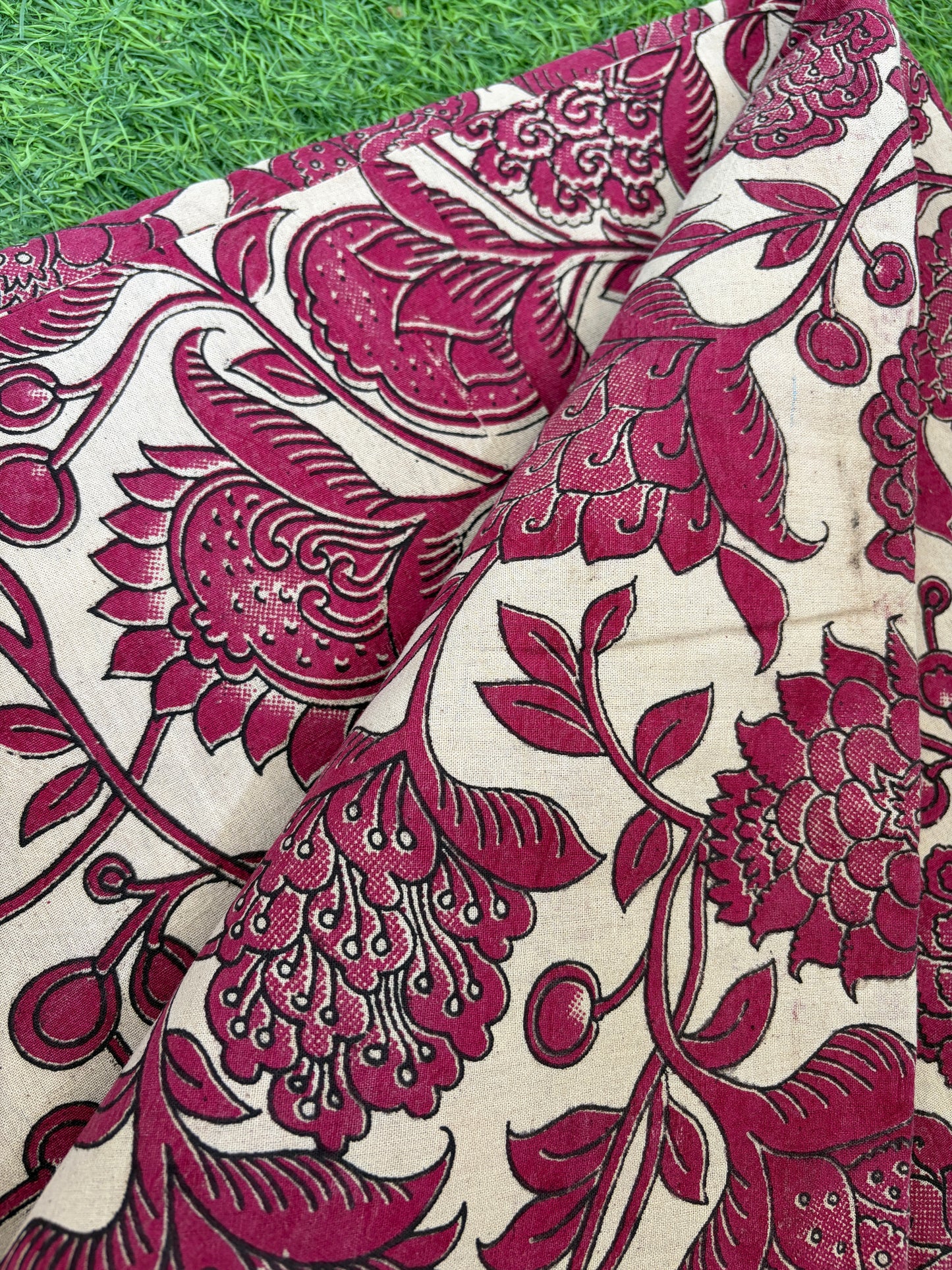 Mangalgiri cotton kalamkari print