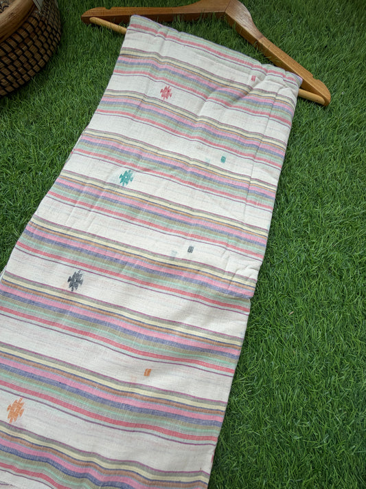 Jaamdani mul fabric